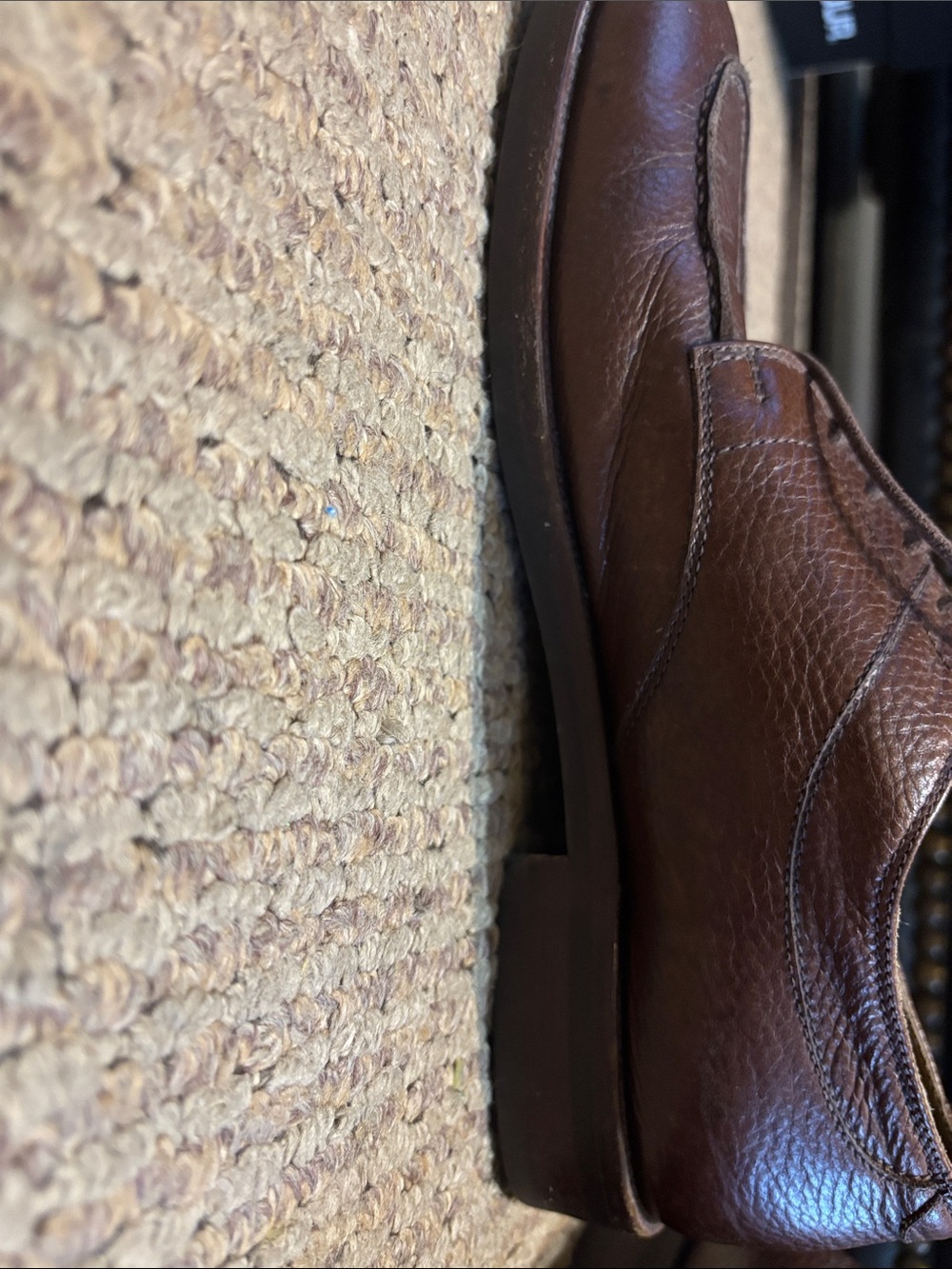 Polo by Ralph Lauren Brown Leather Lace-Up Oxfords - Picture 5 of 13